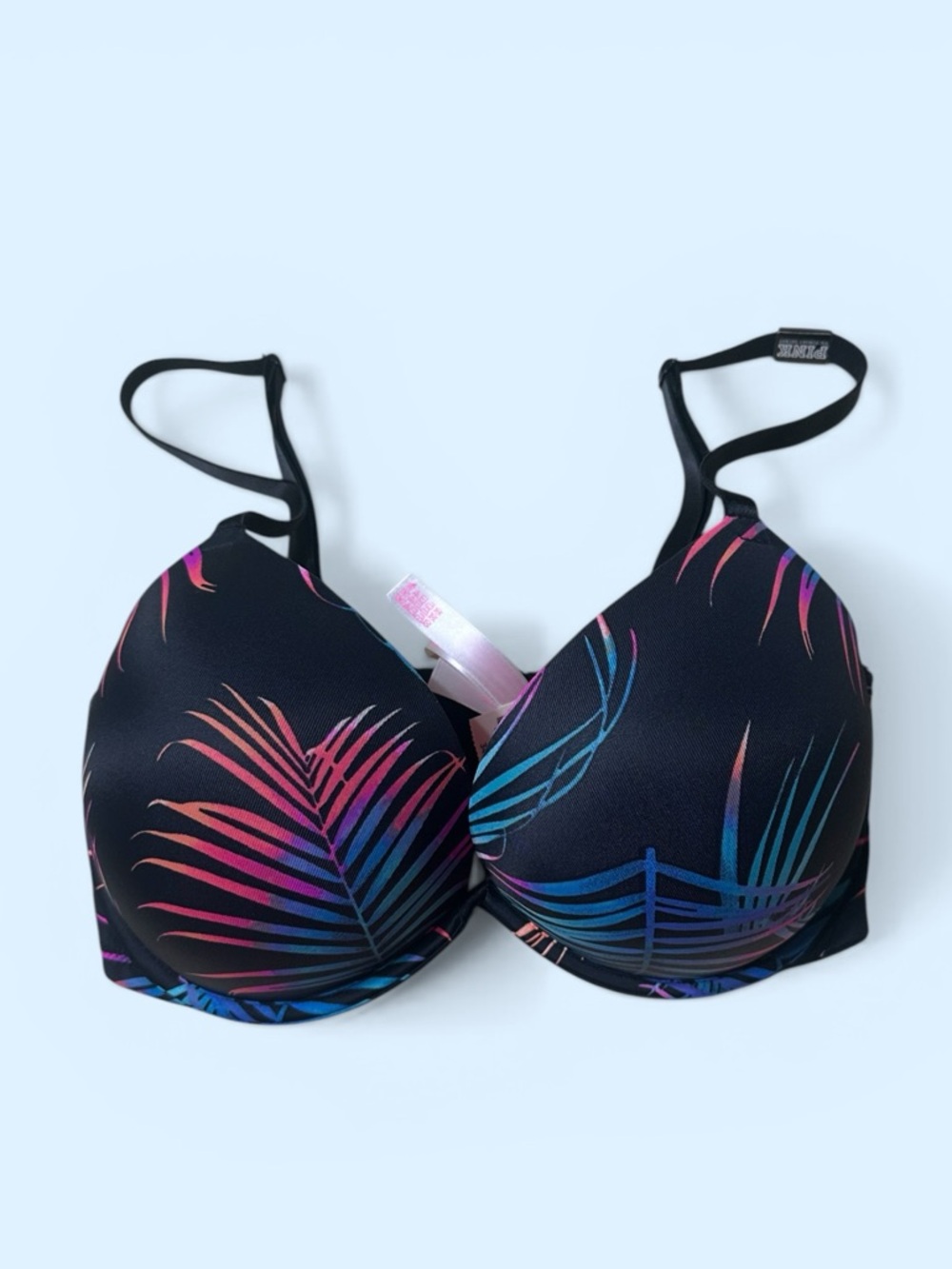 PINK Victorias Secret Bra Wear Everywhere
Super Push Up Tropical Size 34DD NWT